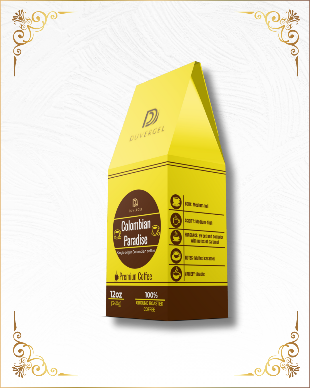 Colombian Paradise - Nariño Single Origin Coffee - Ground 12 oz