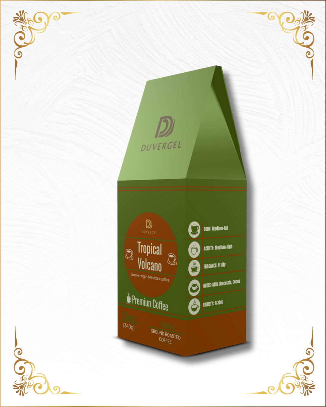 Tropical Volcano - Café Mexicano Single Origin - Molido 12 oz