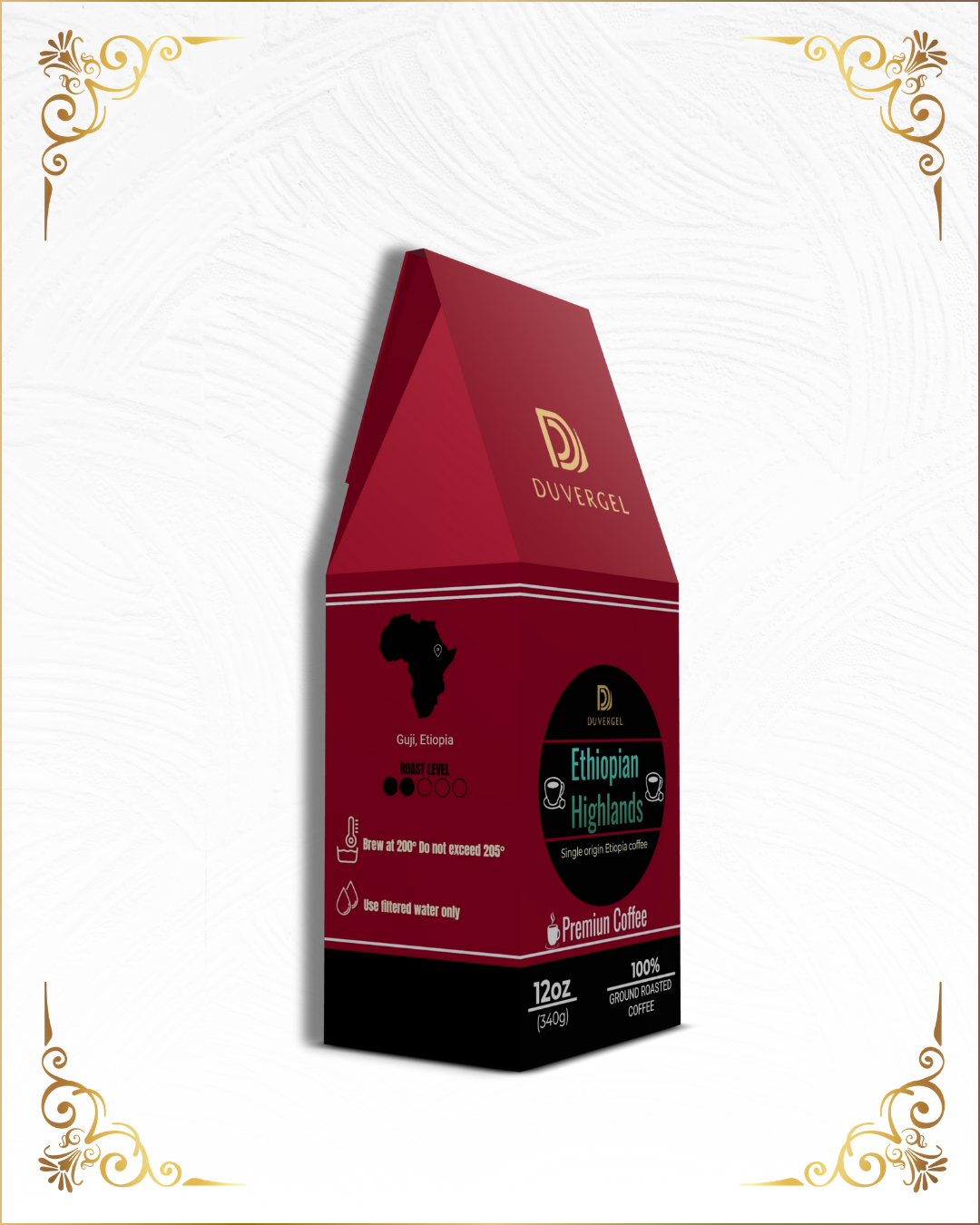 Ethiopian Highlands - Single Origin Coffee - Ground 12 oz