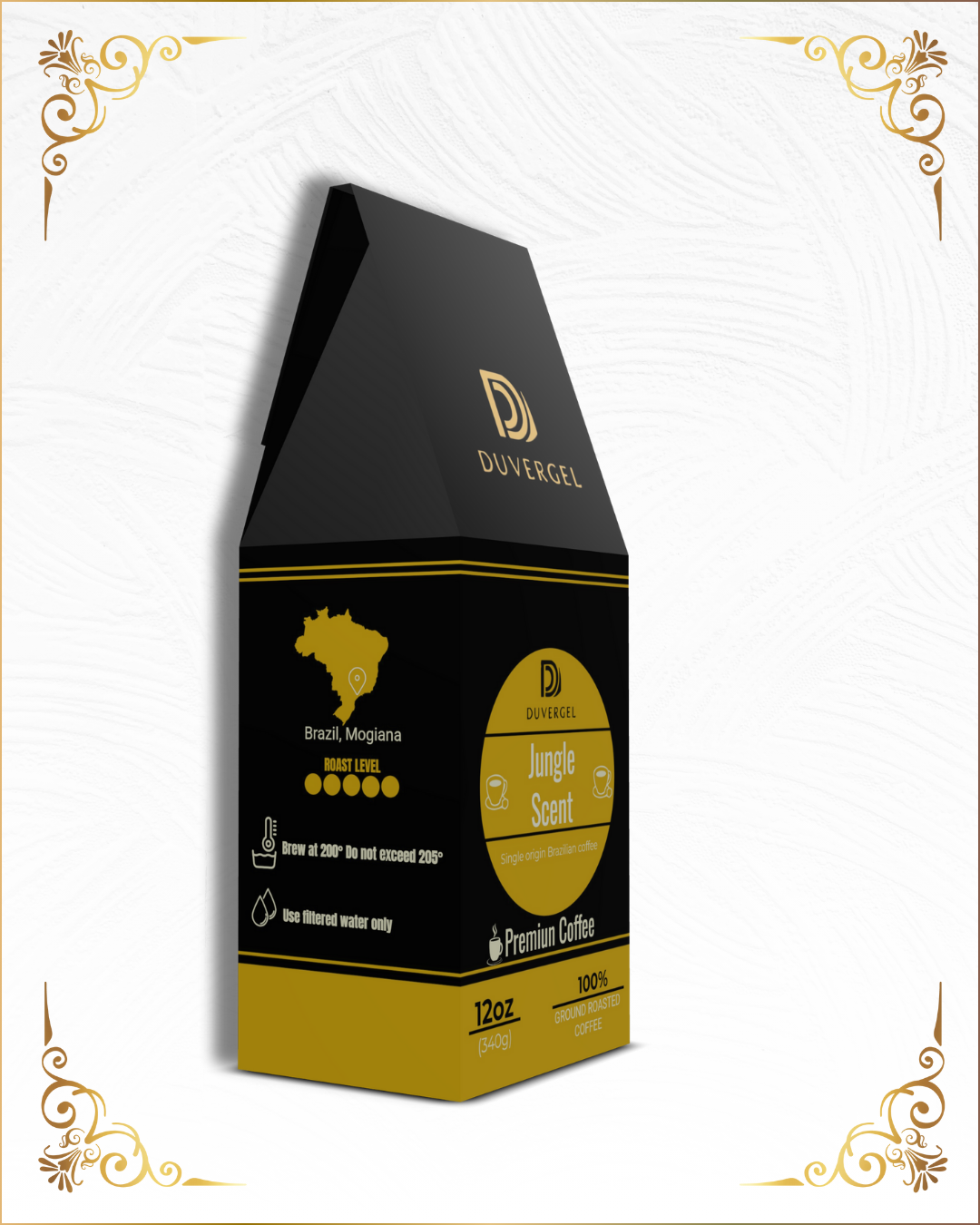 Jungle Scent - Mogiana Single Origin Brazilian Coffee - Ground 12 oz