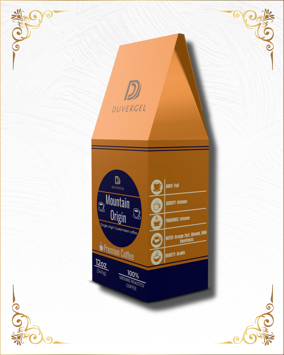 Mountain Origin - Guatemalan Huehuetenango Single Origin Coffee - Ground 12 oz