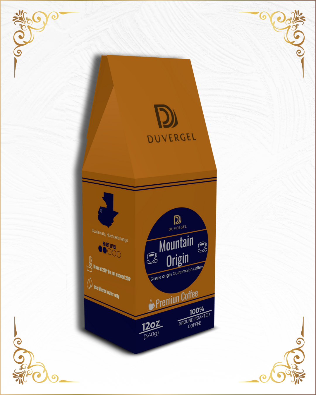 Mountain Origin - Guatemalan Huehuetenango Single Origin Coffee - Ground 12 oz